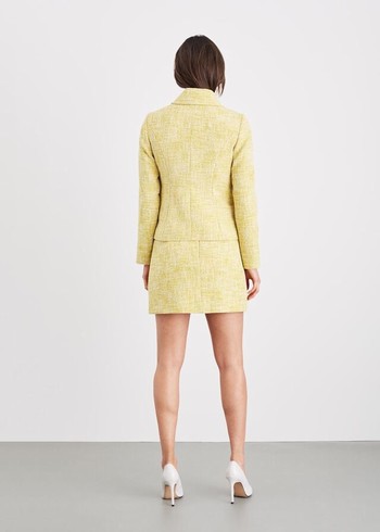 Phase Eight Demelza Tweed Jackets Yellow USA | 7516928-VG